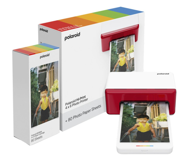 Polaroid Hi-print 4x6 E-Box biała - 1290760 - zdjęcie